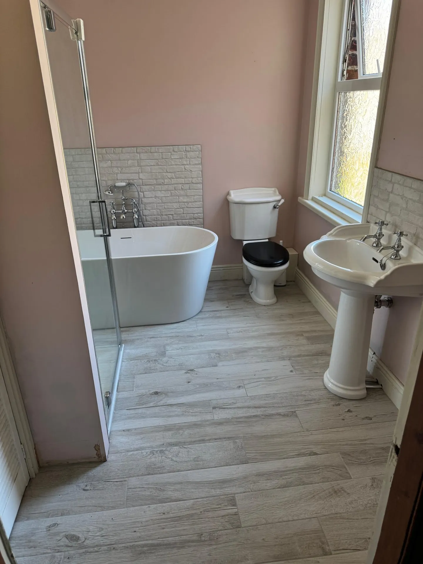Completed bathroom installation in North Shields