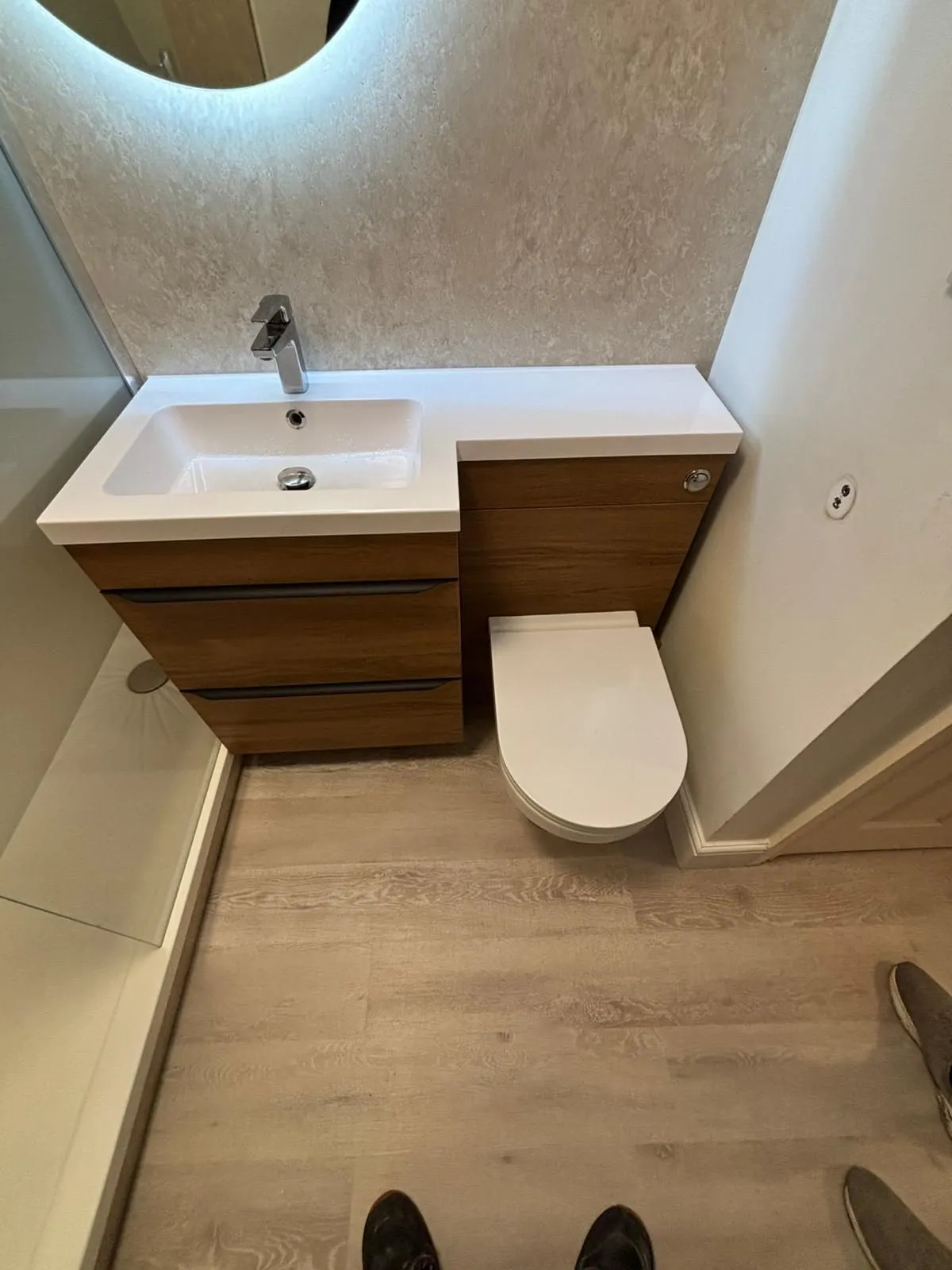 Completed bathroom installation in North Shields
